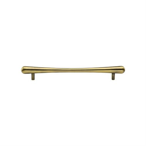 M Marcus Heritage Brass T-Bar Raindrop Design Cabinet Pull 128mm Centre to Centre